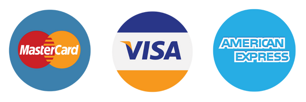 Tarjetas aceptadas: Visa, Mastercard, Amex